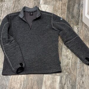 Kuhl Men's Gray Quarter-Zip Sweater